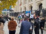 София - Протест на роми срещу насилието от полицаи