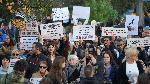 София - ВМА - протест срещу лекаря, прегазил куче