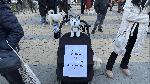 София - ВМА - протест срещу лекаря, прегазил куче