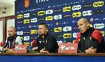 София - Пресконференция на футболния треньор на България Александър Димитров