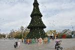 Бургас - Деца пускат желания до дядо Коледа