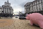 София - 'Продължаваме промяната' монтираха арт инсталация