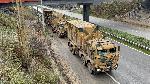 Хасково - Военен камион аварира