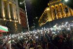 София - Протест срещу бюджета на управлението Борисов-Пеевски под надслов 'Няма да позволим да ни излъжат'<br />