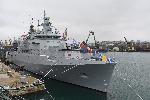 Новопридобит многофункционален модулен патрулен кораб `Храбри` във Варна
