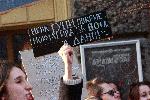 София - Протест на студенти пред НАТФИЗ