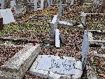 София - Централни гробища - оскверняване на паметни плочи