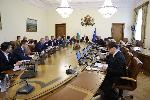 Заседание на Министерския съвет в оставка  и изявление на социалния министър Борислав Гуцанов и на МВР Даниел Митов