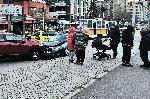 Тройна катастрофа край спирка запуши трафика на столичния булевард Черни връх