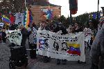 Лондон - Протест пред американското посолство в защита на Венецуела