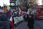 Лондон - Протест пред американското посолство в защита на Венецуела