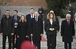 София - Водосвет на бойните знамена пред паметника на Незнания воин