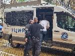 Зрелищна акция на полицията в центъра на София, задържаха криминално проявен