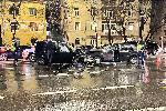 Челен сблъсък в столицата между две коли на Орлов мост