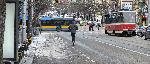 София - Непочистени тротоари и велоаели-поледица