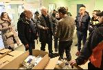 София - Център за бездомни хора - раздаване на пакети с медицински изделия