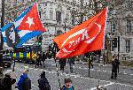 Лондон - Демонстрация срещу Тръмп и политиката му в Латинска Америка