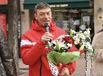 София - 163 години от рождението на Алеко Константинов - тържество пред паметника му на бул.Витоша