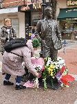 София - 163 години от рождението на Алеко Константинов - тържество пред паметника му на бул.Витоша