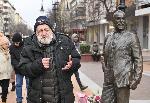 София - 163 години от рождението на Алеко Константинов - тържество пред паметника му на бул.Витоша