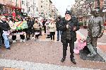 София - 163 години от рождението на Алеко Константинов - тържество пред паметника му на бул.Витоша