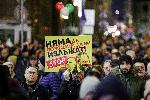 София - Протест на площад Независимост - срещу премахване на машинното гласуване