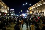 София - Протест на площад Независимост - срещу премахване на машинното гласуване
