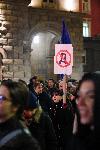София - Протест на площад Независимост - срещу премахване на машинното гласуване