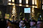 София - Протест на площад Независимост - срещу премахване на машинното гласуване