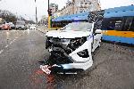 София - Катастрофа на бул. България под Моста на влюбените - автомобил 112