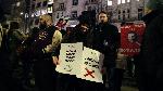 София -  Протест пред Съдебната палата за оставката на Сарафов