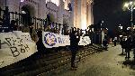 София -  Протест пред Съдебната палата за оставката на Сарафов
