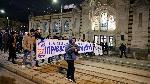 София -  Протест пред Съдебната палата за оставката на Сарафов