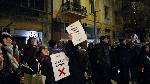 София -  Протест пред Съдебната палата за оставката на Сарафов