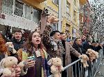 София -  Студенти протестират пред ВСС за оставката на Сарафов