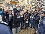 София -  Студенти протестират пред ВСС за оставката на Сарафов