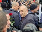 София - изпращане на  президента Радев