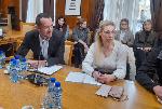 Бургас - Работна среща за предстоящата колоездачна обиколка-Италия с етап Бургас