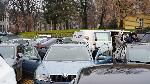 София - Инцидент с автомобил на служебния паркинг на парламента