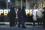 Протест пред общината в Червен бряг по повод катастрофата край Телиш и смъртта на д-р Цветан Костадинов