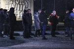 Червен бряг - Протест по повод катастрофата със загиналия д-р Цветан Костадинов