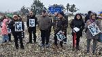 Телиш - Пътна блокада - протест