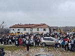 Телиш - Пътна блокада - протест