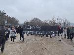 Телиш - Пътна блокада - протест