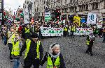 Лондон - Протест в защита на Палестина и контрапротест срещу иранския режим
