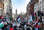 Лондон - Протест в защита на Палестина и контрапротест срещу иранския режим