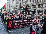 Лондон - Протест в защита на Палестина и контрапротест срещу иранския режим