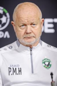 Пресконференция на Пер-Матиас Хьогмо преди мача за Суперкупа на България 2026