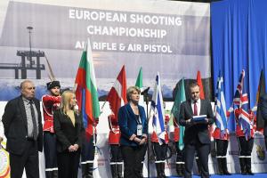 Бургас - Откриване на европейското по спортна стрелба