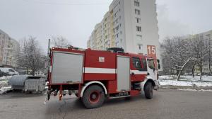 Хасково - Пожар на комин в жилищен блок